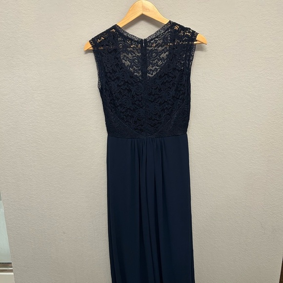 Miusol Blue Sleeveless Scoop Neck A-Line Maxi Dress - Picture 6 of 7